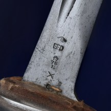 British WW1 1908 Pattern Cavalry Troopers Sword by Enfield, 1916 with Unusual Leather-Covered Steel Scabbard 23